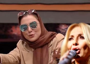 فیلم / پیام  رویا میرعلمی به گوگوش : من به خاطر شما خیلی فحش خوردم... / گوگوش زیبا عاشقتم ... / اصلا نمیخواستم به گوگوش بی ....