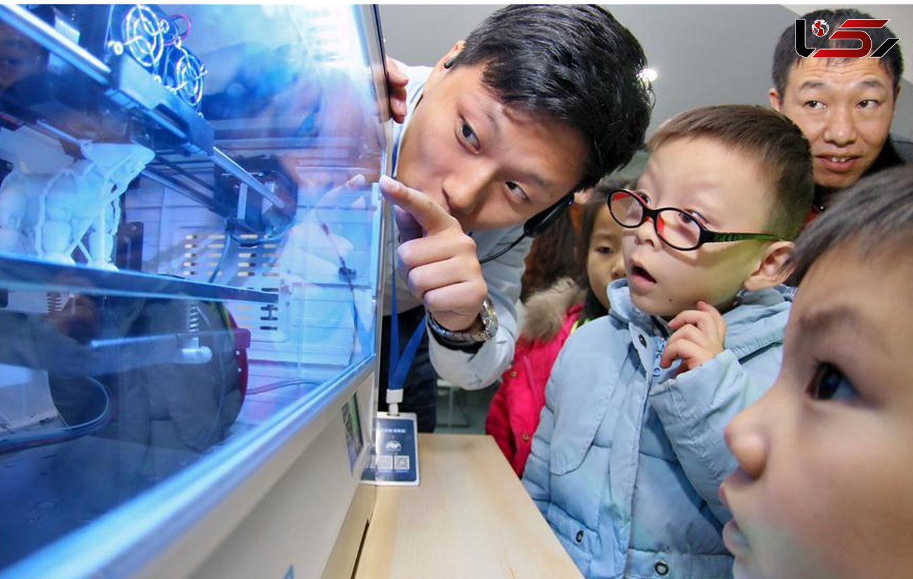 کودکان چشم بادامی با فناوری «پرینتر سه بعدی» آشنا می شوند + تصاویر 