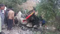 خروج مرگبار مینی‌بوس در جاده کاشمر / 5 زن در دم جان باختند + فیلم و عکس