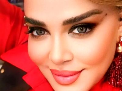 سیس لاکچری بهاره رهنما در کنار برج العرب دبی با استایل منشوری