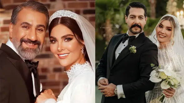 فیلم/ مقایسه عروسی محمد نادری و متین ستوده و کامران تفتی / کدوم باکلاس تر و شاهانه تر بود؟/ از باغ تالار های لاکچری تا دیزاین های پر زرق و برق !