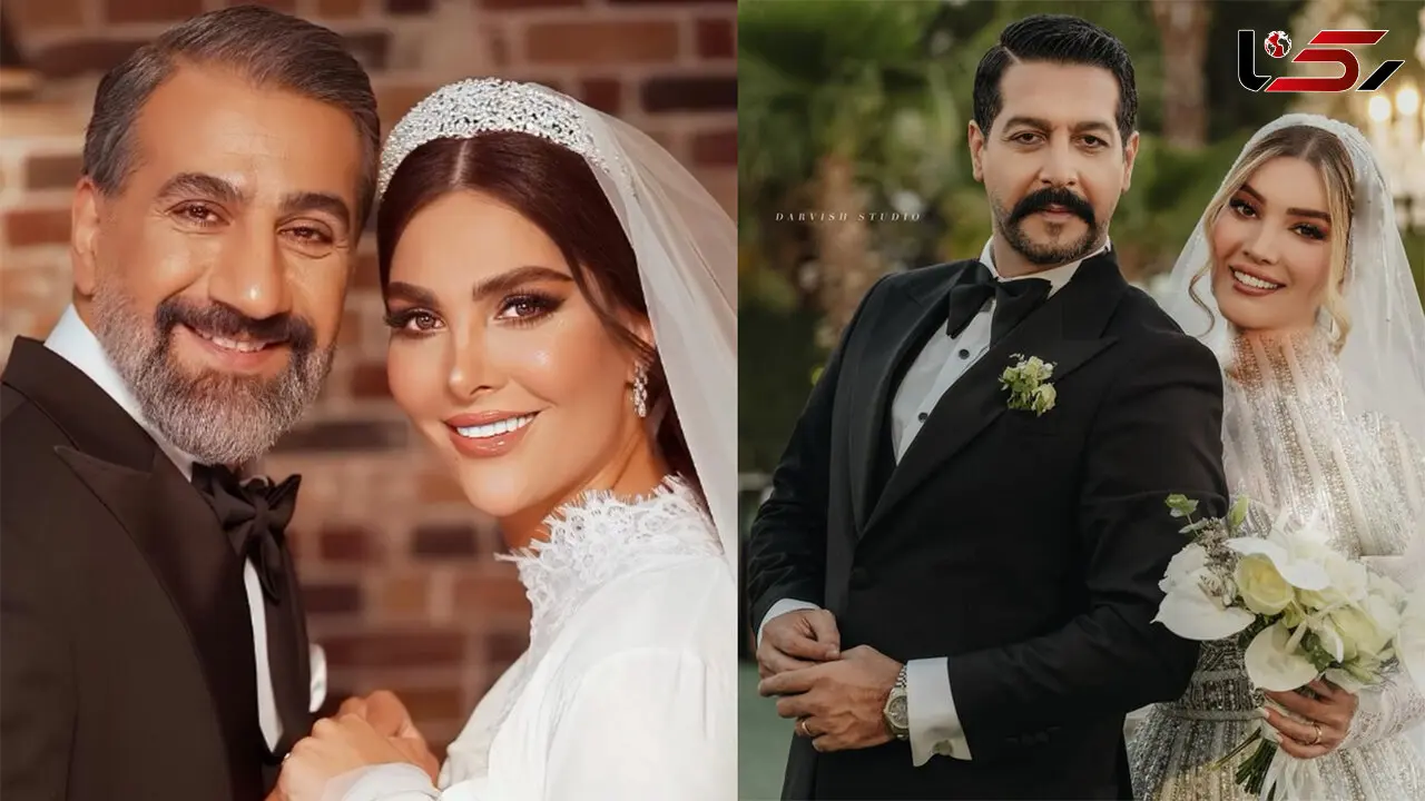 فیلم/ مقایسه عروسی محمد نادری و متین ستوده و کامران تفتی / کدوم باکلاس تر و شاهانه تر بود؟/ از باغ تالار های لاکچری تا دیزاین های پر زرق و برق !