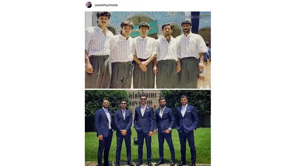تیپ متفاوت و جالب بازیکنان دیروز و امروز فوتبال ایران +عکس