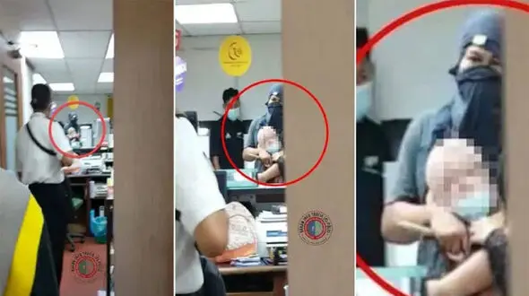 فیلم لحظه وحشتناک گروگانگیری در بانک 