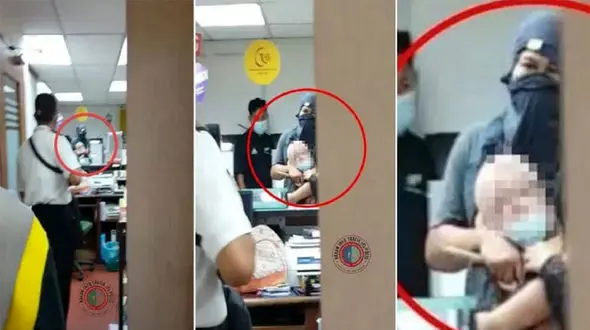 فیلم لحظه وحشتناک گروگانگیری در بانک 