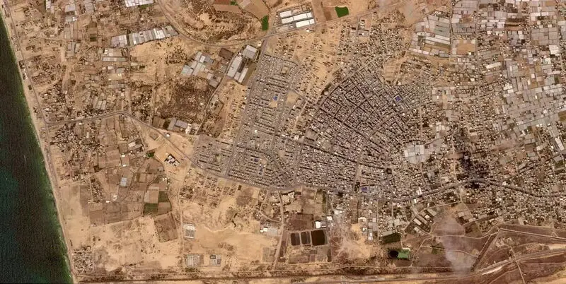 تصاویر ماهواره‌ای از ویرانی وسیع در غزه
