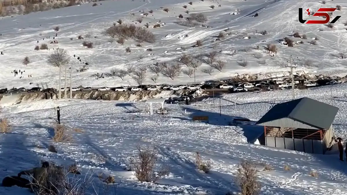 فیلم پیست برفی سربیژن در زمستان