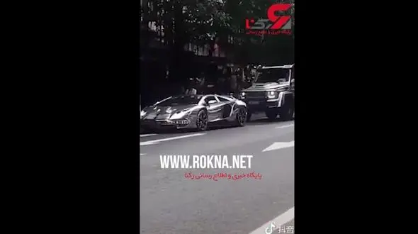 درس عبرتی که دوچرخه‌سوار به بچه پولدار لامبورگینی سوار داد! + فیلم 
