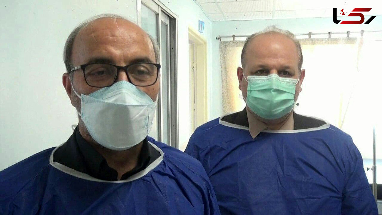 بازدید دکتر صومی از بخش کرونای بیمارستان هشترود