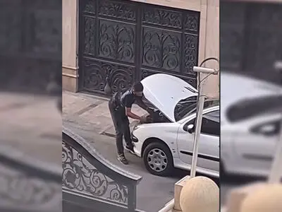 فیلم چهره باز دزدان تهران /  لحظه سرقت ایسوی  206 سفید در خیابان پیروزی