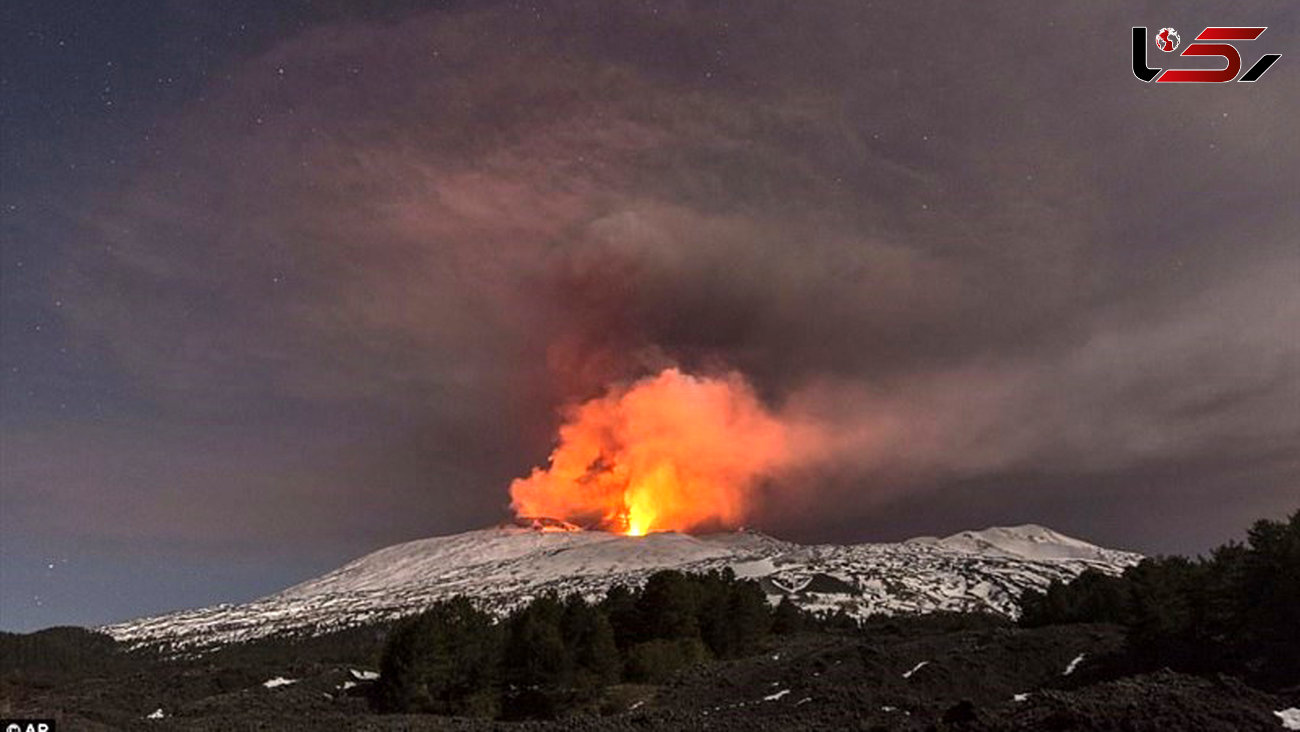 فیلم دیده نشده از  آتشفشان کوه اتنا در ایتالیا+عکس