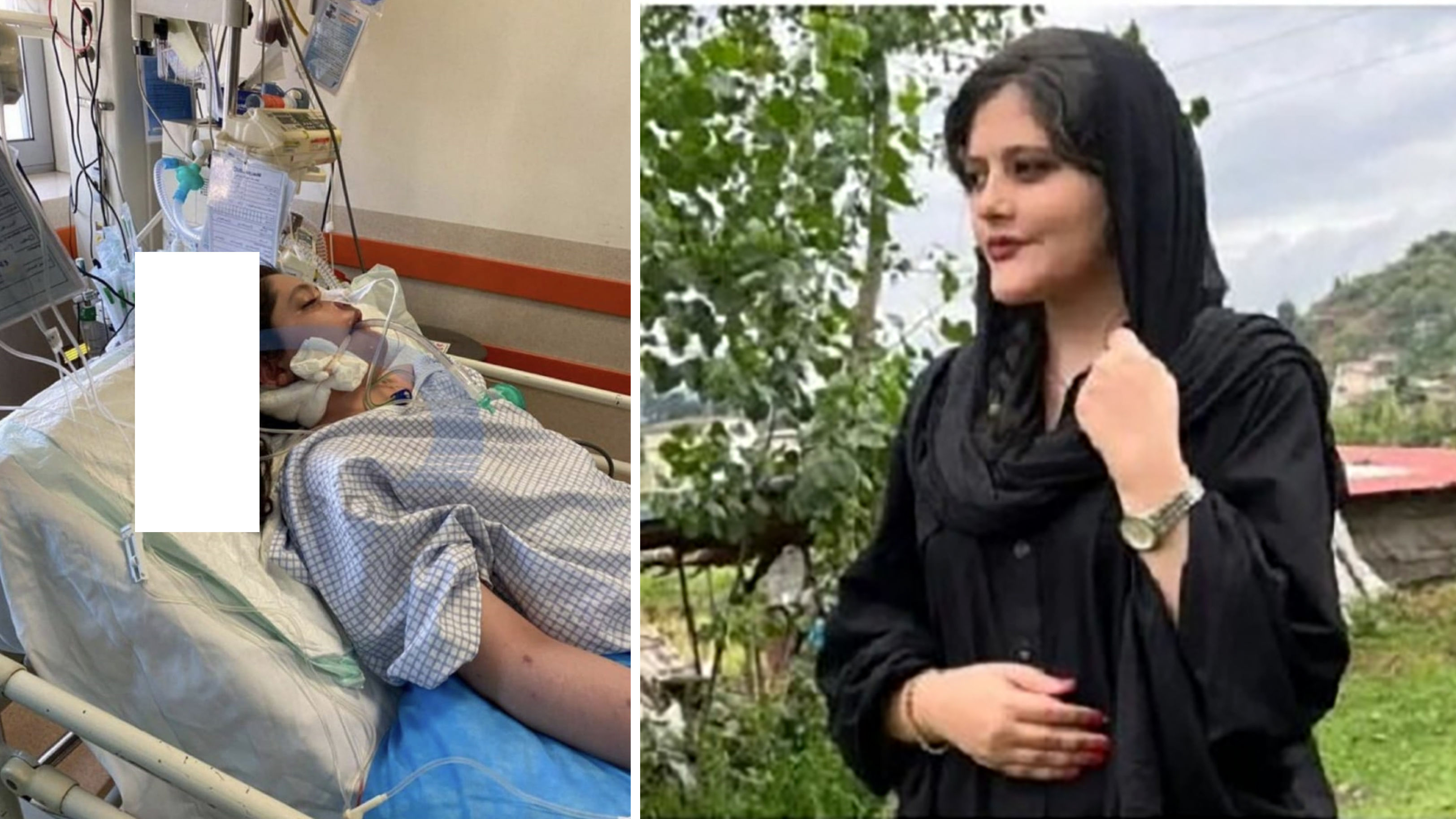 جزئیات سکته مهسا امینی در گشت ارشاد وزرا / چهار نکته حقوقی + عکس او در بیما...