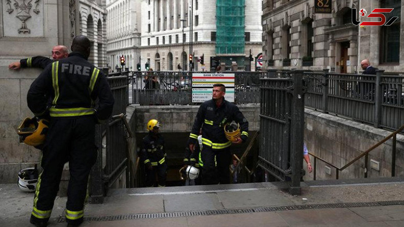  آتش سوزی وحشت آور در متروی لندن