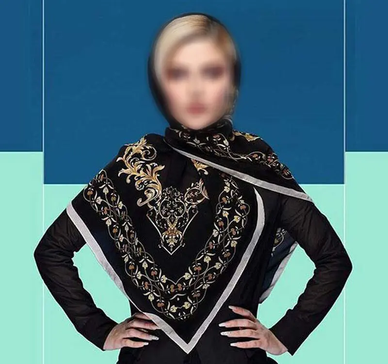 مدل بستن شال و روسری