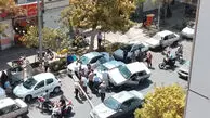 فیلم تصادف دو پراید در میدان شهدا