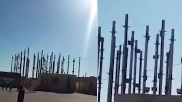 لحظات وقوع پس لرزه در کرمان، در یک مدرسه + فیلم و عکس