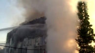 فیلم آتش سوزی وحشتناک در یک کارخانه در استانبول
