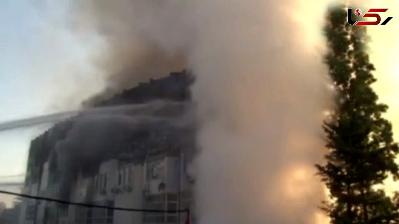 فیلم آتش سوزی وحشتناک در یک کارخانه در استانبول