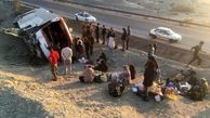 اسامی مصدومان حادثه واژگونی اتوبوس یزد به بندرعباس اعلام شد