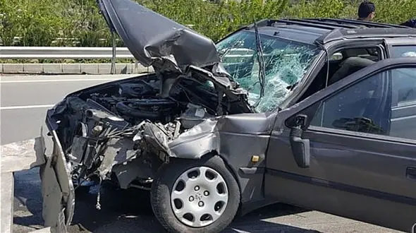 فیلم هولناک و مرگبار پژو 405 با تریلر در لیجان