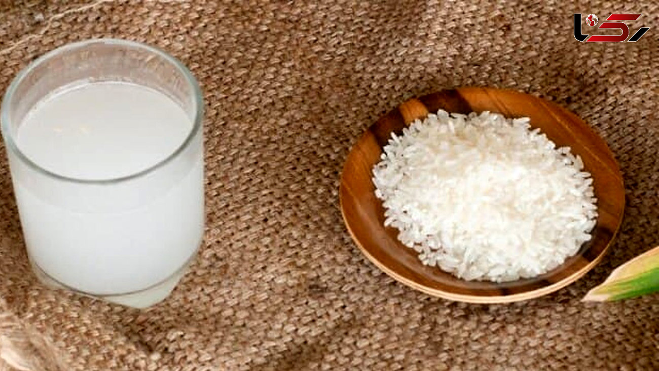 فواید و خواص آب برنج روی پوست