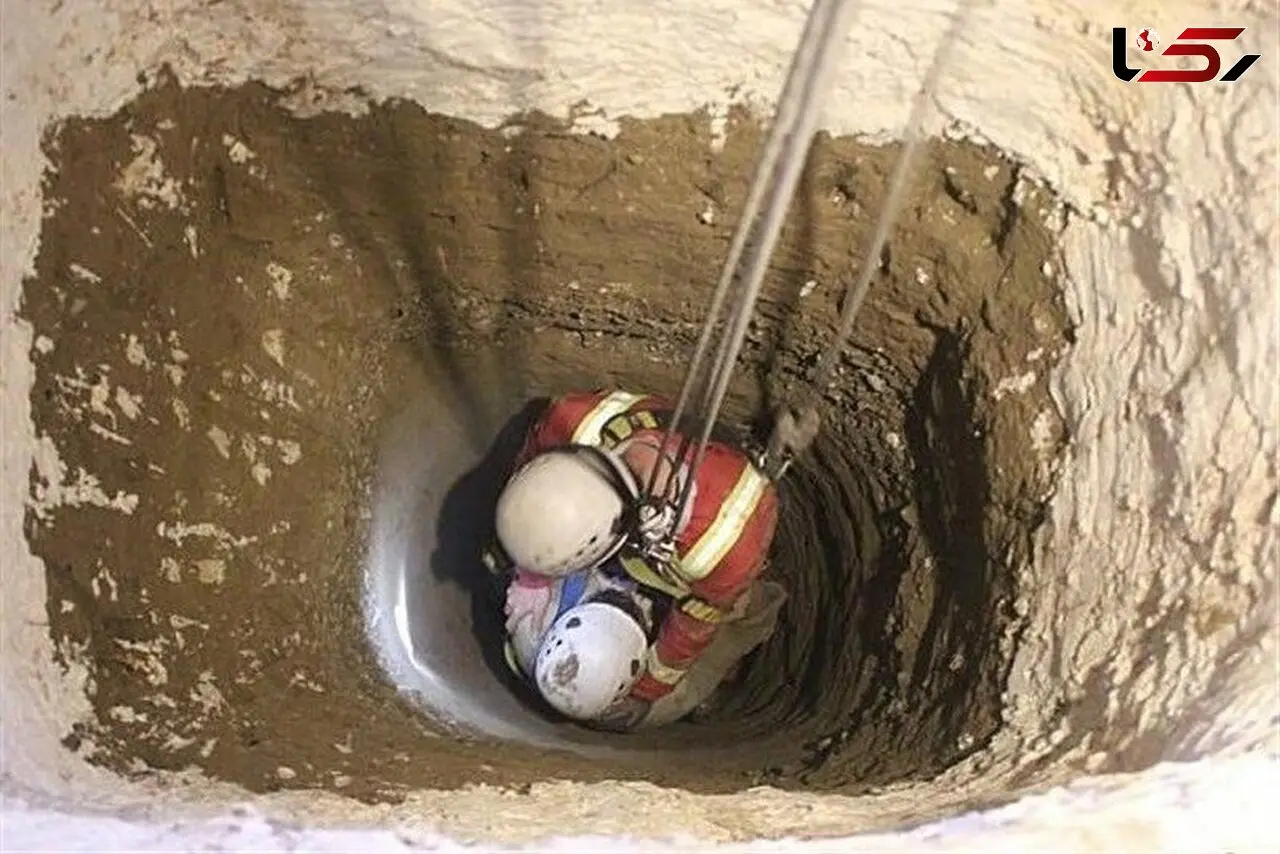 سقوط مرد زنجانی به چاه 60 متری