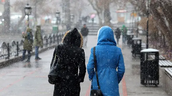 بارش برف و باران در سراسر کشور
