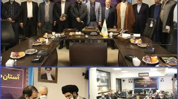 حضور استاندار و شهردار اصفهان در حرم حضرت زینب خواهر امام رضا (ع)