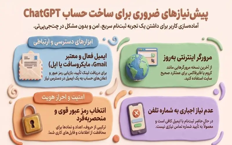 آموزش ساخت حساب در چت جی پی تی ChatGPT + عکس - تصویر 2