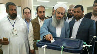 مولوی عبد الحمید در انتخابات 96 شرکت کرد +عکس
