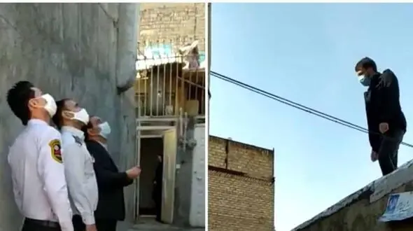 عکس لحظه خودکشی مرد 38 ساله تهرانی + عکس
