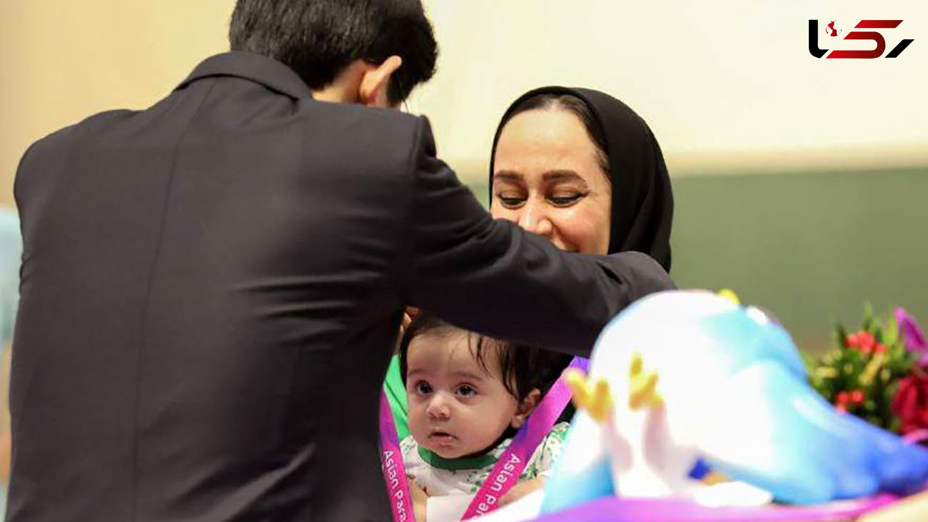 این نوزاد ایرانی مدال  هانگژو را گرفت  + عکس تنها نوزاد جهان با مدال آسیایی