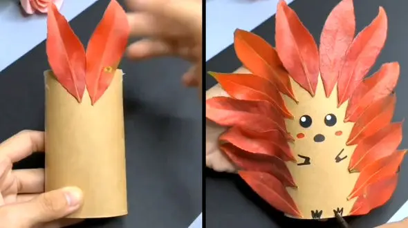 روش ساخت جوجه تیغی با دستمال + فیلم