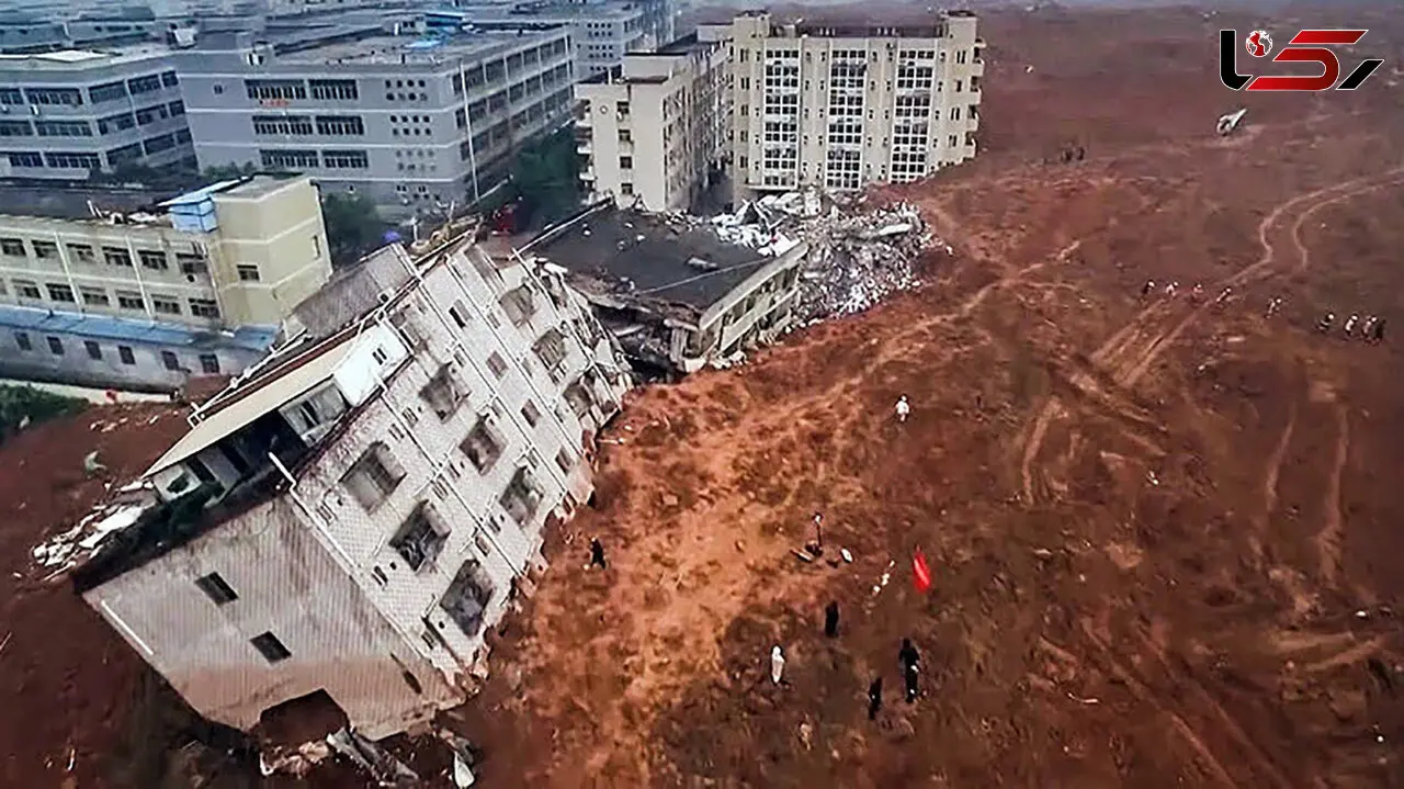 ببینید / رانش زمین؛ تصویری وحشتناک را رقم زد!