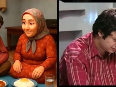 انیمیشن ماندگارترین سکانس سریال خانه به دوش؛ چرا قیمه‌هارو میریزی رو ماستا 
