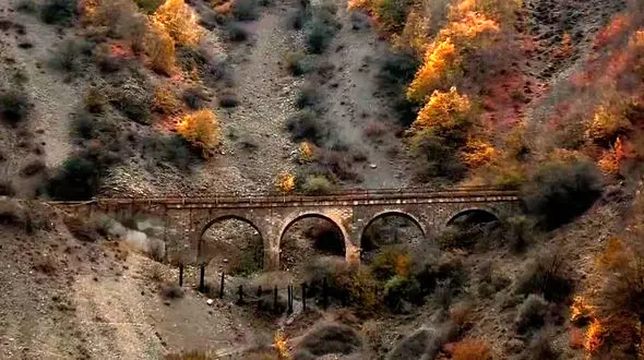 ببینید / زیبایی های خط راه آهن در ورسک یا سه خط طلا  + فیلم 