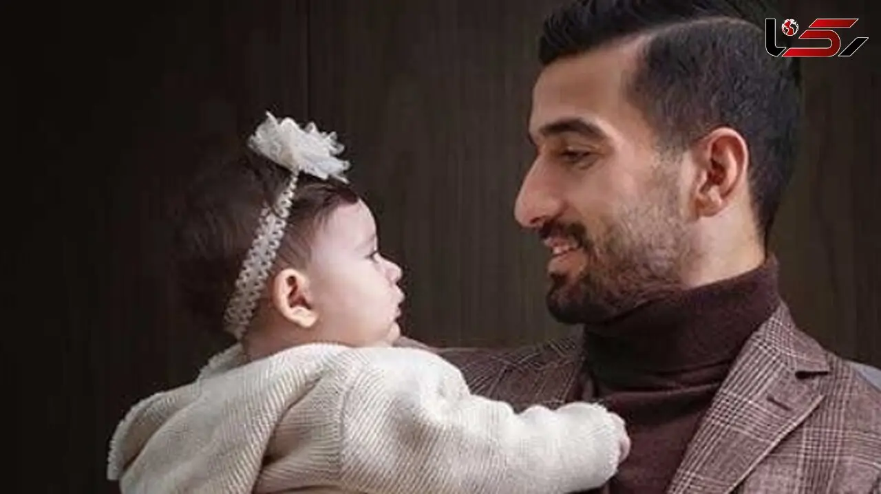 نگاهی به کیک تولد رنگین کمانی دختر احسان حاج صفی روی شِن های کنار دریا +عکس/ مبارکا باشه
