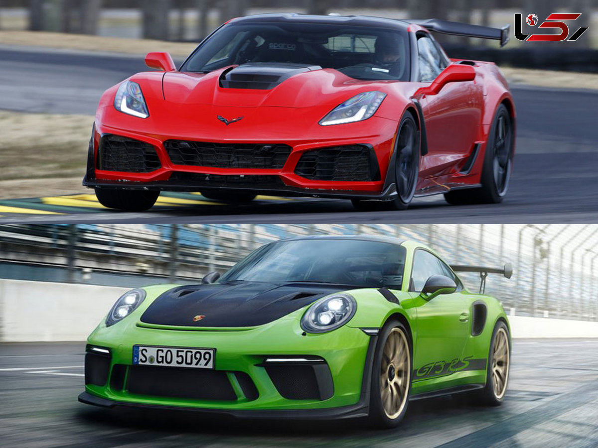 کوروت ZR1 و پورشه 911 GT3 RS به جنگ با هم می روند