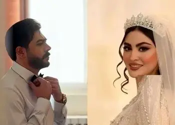 فیلم /  خانه داری به سبک مریم مومن فردای روز عروسی اش  با سهیل قاصدی .../ یک مقدار آرامش یکم شادی یه کوچولو صبر، عشق، با یک بغل...