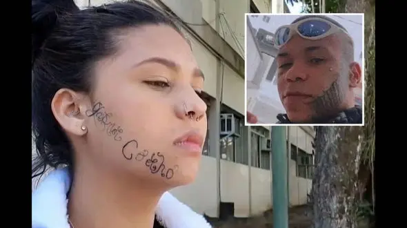 خالکوبی اسم رباینده یک دختر روی صورت او ! / آنها با هم دوست بودند ! + عکس ها