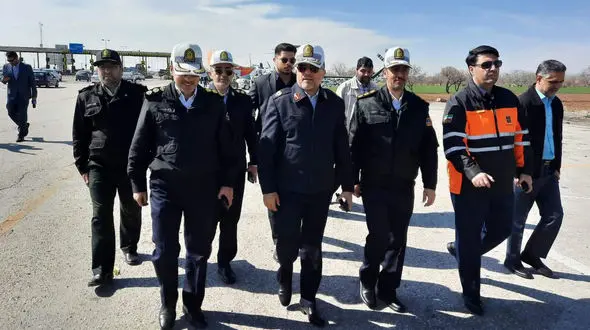 فیلم هوایی از آزادراه قزوین-رشت در سومین روز عید / سردار حسینی بازدید کرد!