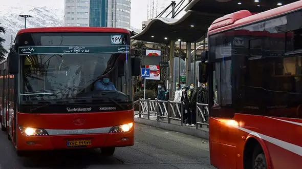 شاخ به شاخ ال نود و بی آر تی در تهران