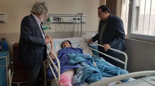 آخرین خبر از وضعیت احمدرضا دالوند /رئیس انجمن خیریه دیابت ایران به دیدار وی رفت + فیلم 