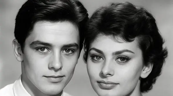 عکس سفر در زمان /  ‌سوفیا لورن و آلن دلون در ۲۰سالگی /  گلچهره و رضا در سفر عشق ...