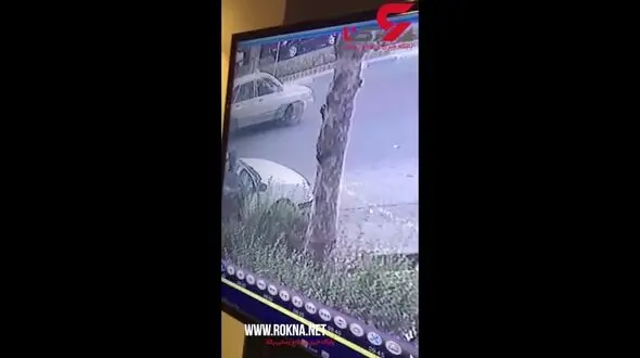 فیلم لحظه سرقت خیابانی پول در خیابان آمل 