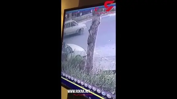 فیلم لحظه سرقت خیابانی پول در خیابان آمل 