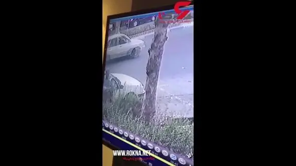 فیلم لحظه سرقت خیابانی پول در خیابان آمل 