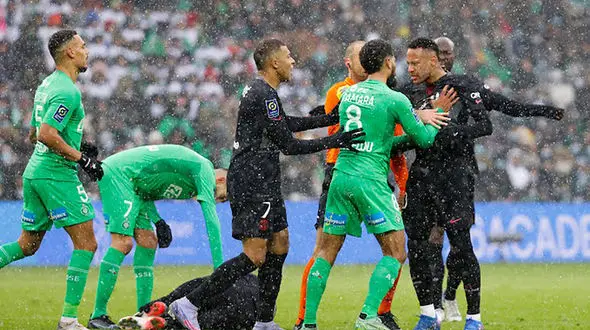 گل اول سنت اتین مقابل پاریسن ژرمن + فیلم