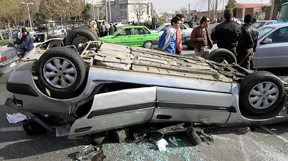 مرگ راننده 24 ساله زانتیا / در جوادیه فلاح چپ کرد + عکس