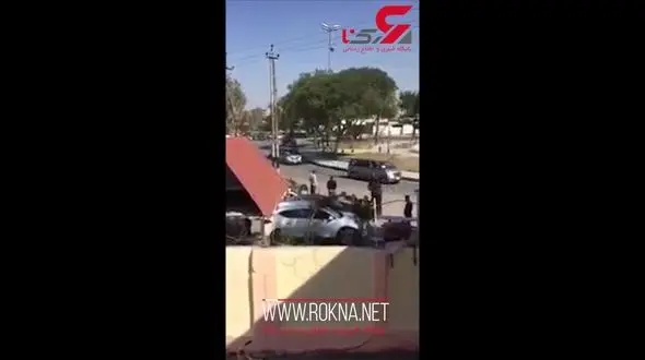 کاروان اسکورت روحانی در بغداد+فیلم جالب